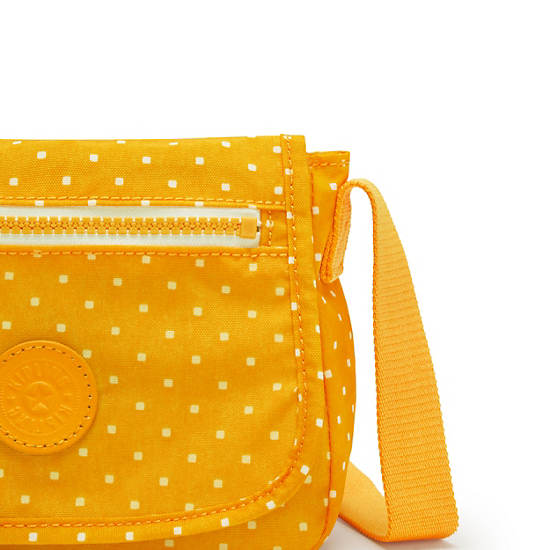 Kipling Sabian Klasik Printed Crossbody Mini Çanta Sarı | TR 1876ZU